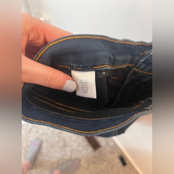 Veronica Beard Kate 10" Skinny Jeans 26 Waist Dark Wash - Picture 4 of 4